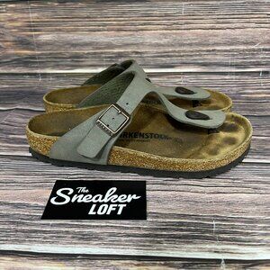 Birkenstock Gizeh Women's Green Thong Sandals‎